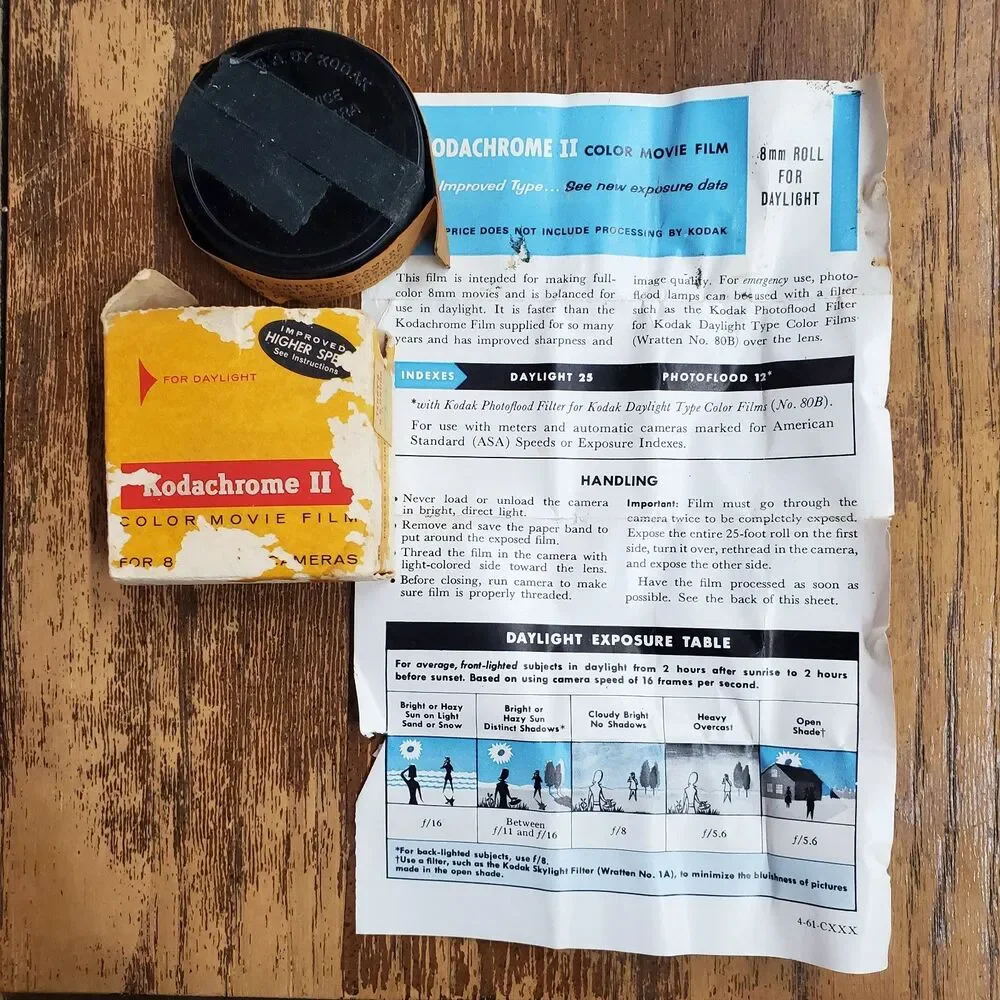 Vintage 8mm Film Lot 7 Reels Kodak Kodachrome Home Movies Untested 1950s 1970s